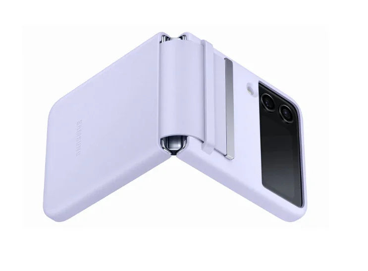 Samsung Galaxy Z Flip4 6.7" Flap Leather Case Cover - Light Blue - LX2001 - Homewares, Outdoor, Phone Accessories, Cases, Speakers, Headphones + More -