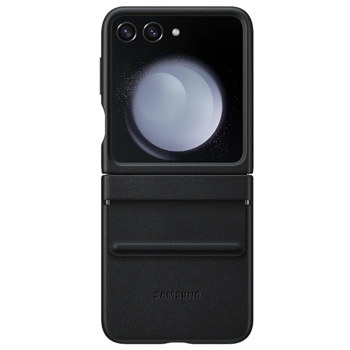 Samsung Galaxy Z Flip5 6.7" Flap ECO-Leather Case - Black