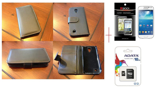 Samsung Galaxy S4 Mini Leather Case 16GB MicroSD - LX2001 - Homewares, Outdoor, Phone Accessories, Cases, Speakers, Headphones + More -