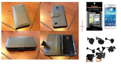 Samsung Galaxy S4 Mini Leather Case Car Holder - LX2001 - Homewares, Outdoor, Phone Accessories, Cases, Speakers, Headphones + More -