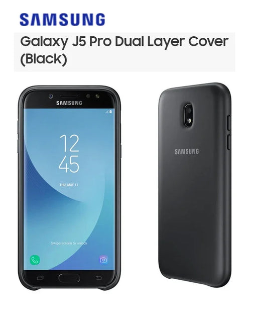 Samsung Galaxy J5 Pro Dual Case - Black EF-PJ530CBEGME - LX2001 - Homewares, Outdoor, Phone Accessories, Cases, Speakers, Headphones + More -