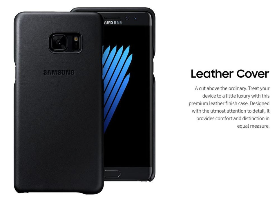 Samsung Note 7 Leather Cover - Black EF-VN930LBEGWW 4
