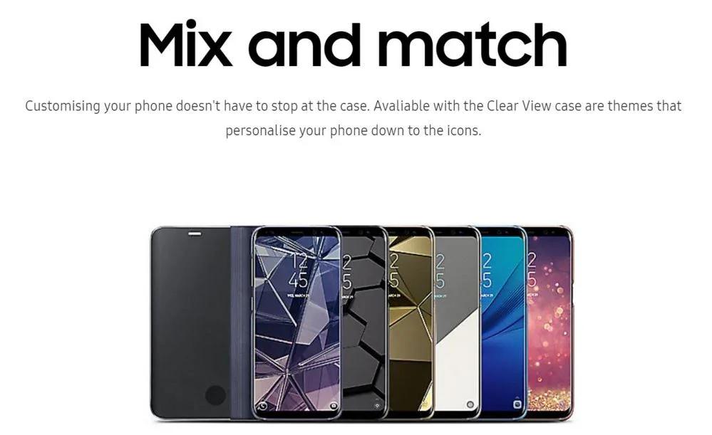 Samsung Galaxy S8+ Clear View Stand Cover Case GOLD EF-ZG955CFEGWW - LX2001 - Homewares, Outdoor, Phone Accessories, Cases, Speakers, Headphones + More -