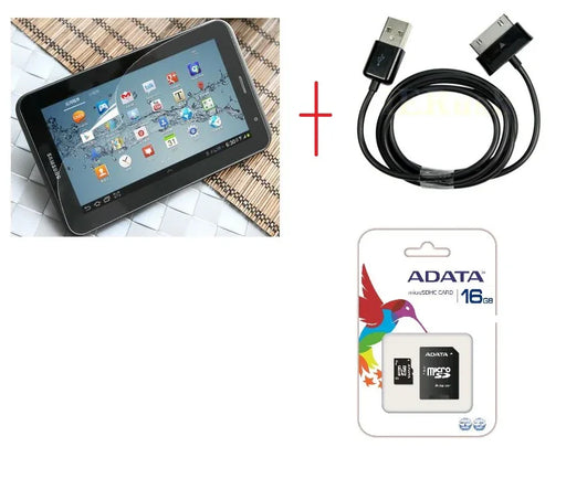 Samsung Galaxy Tab 2 7" SP + USB PC Cable + 16GB - LX2001 - Homewares, Outdoor, Phone Accessories, Cases, Speakers, Headphones + More -