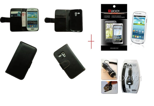 Samsung Galaxy S3 Mini Leather Case Car Charger - LX2001 - Homewares, Outdoor, Phone Accessories, Cases, Speakers, Headphones + More -