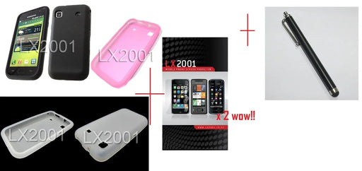 Samsung i9000 Silicon Case + Screen Protector - LX2001 - Homewares, Outdoor, Phone Accessories, Cases, Speakers, Headphones + More -