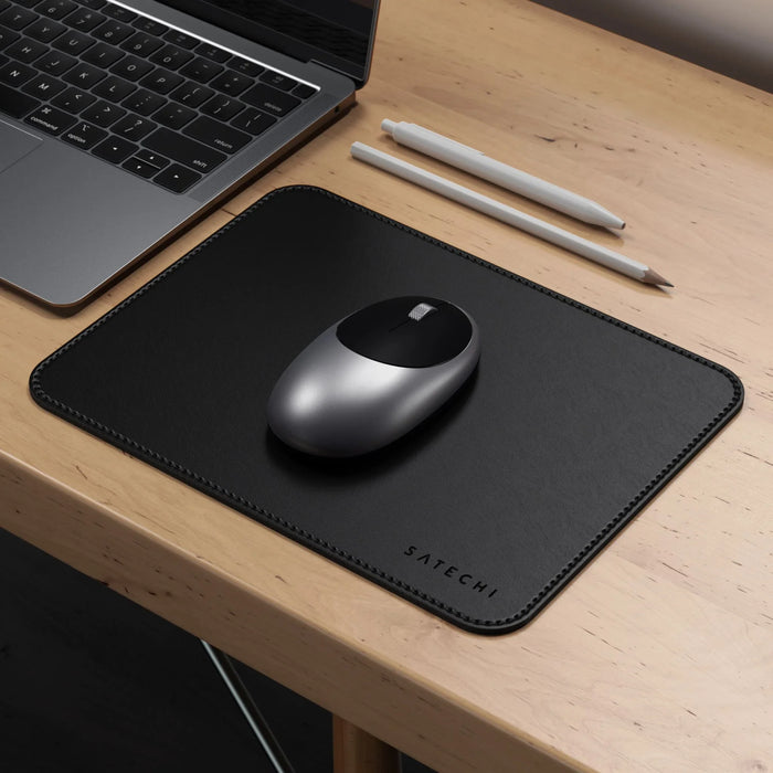 Satechi Eco Leather Mouse Pad - Black ST-ELMPK 879961008475 - LX2001 - Homewares, Outdoor, Phone Accessories, Cases, Speakers, Headphones + More -