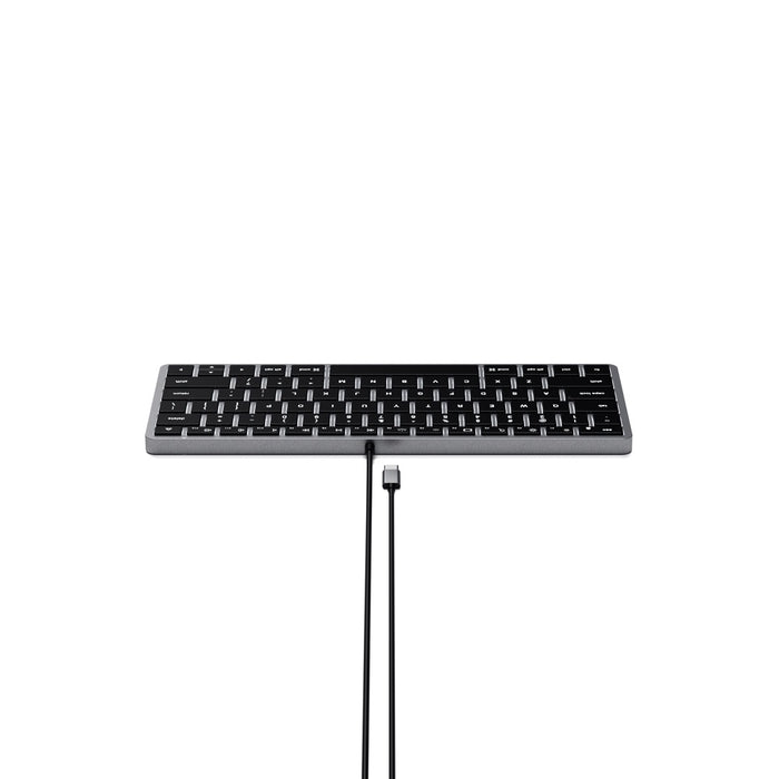 Satechi Slim W1 Wired Backlist Keyboard - Space Grey ST-UCSW1M 879961009069
