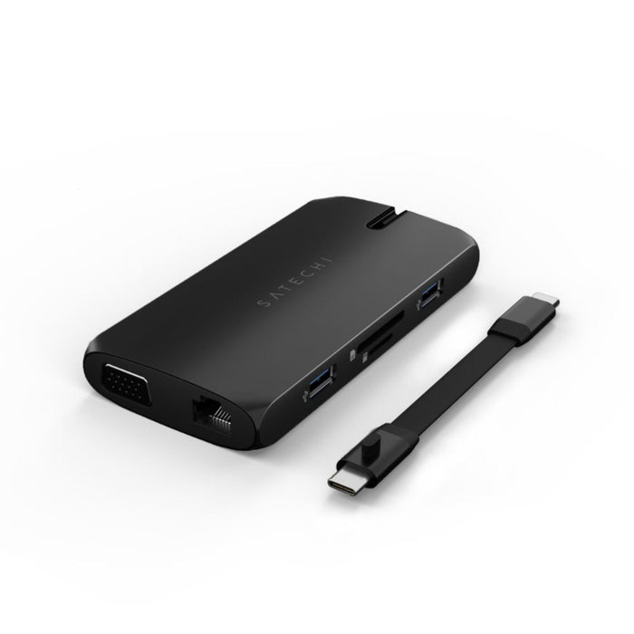 Satechi USB-C On-The-Go Multiport Adapter - Black