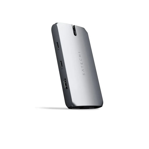 Satechi USB-C On-the-Go Multiport Adapter - Space Grey ST-UCMBAM 0879961009410 - LX2001 - Homewares, Outdoor, Phone Accessories, Cases, Speakers, Headphones + More -