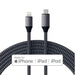 Satechi USB-C to Lightning Charging 1.8M Cable - Space Grey ST-TCL18M 879961008246 - LX2001 - Homewares, Outdoor, Phone Accessories, Cases, Speakers, Headphones + More -