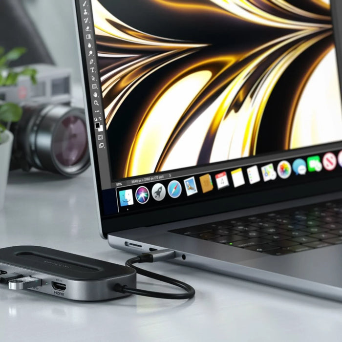 Satechi USB4 Multiport Adapter With 2.5G Ethernet - Space Grey - LX2001 - Homewares, Outdoor, Phone Accessories, Cases, Speakers, Headphones + More -