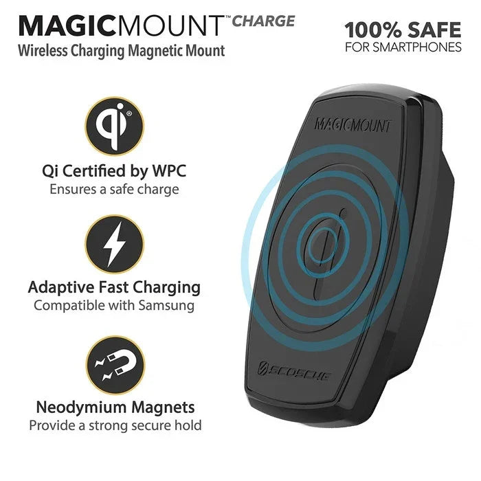 Scosche Qi Car Vent Mount MagicMount Wireless Charger MQ2V-XT - LX2001 - Homewares, Outdoor, Phone Accessories, Cases, Speakers, Headphones + More -