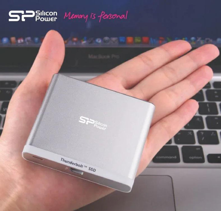 Silicon Power T11 120GB Thunderbolt Portable SSD - LX2001 - Homewares, Outdoor, Phone Accessories, Cases, Speakers, Headphones + More -