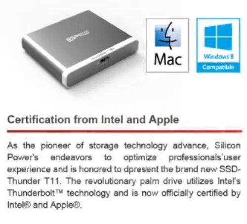 Silicon Power T11 120GB Thunderbolt Portable SSD - LX2001 - Homewares, Outdoor, Phone Accessories, Cases, Speakers, Headphones + More -