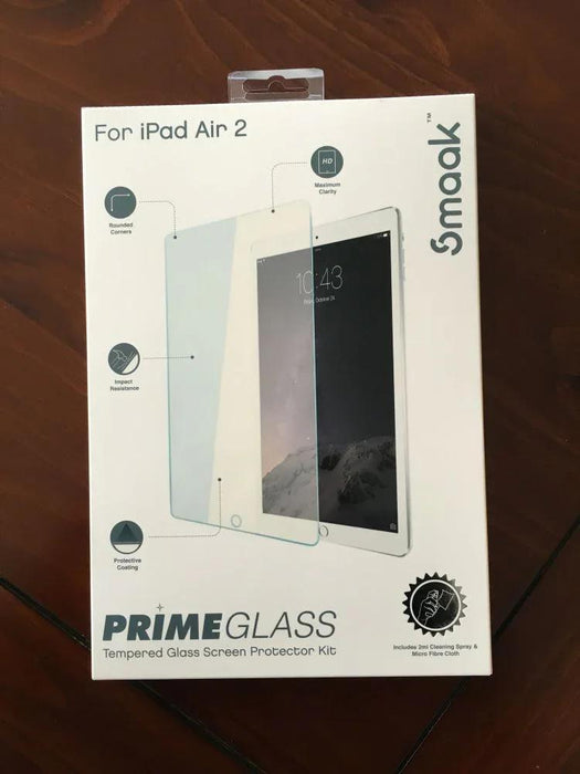 Smaak Apple iPad Air / 2 / Pro 9.7" / iPad 2017 Tempered Glass Screen Protector SMKSP-TG-IPA2 - LX2001 - Homewares, Outdoor, Phone Accessories, Cases, Speakers, Headphones + More -