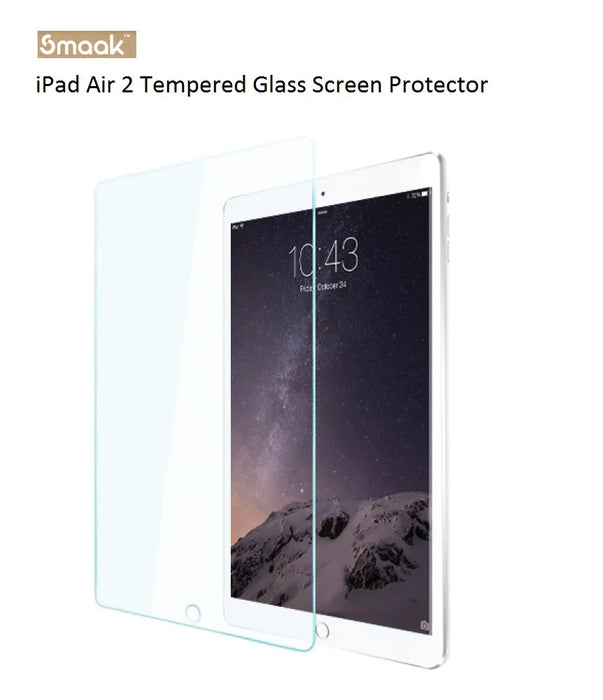 Smaak Apple iPad Air / 2 / Pro 9.7" / iPad 2017 Tempered Glass Screen Protector SMKSP-TG-IPA2 - LX2001 - Homewares, Outdoor, Phone Accessories, Cases, Speakers, Headphones + More -