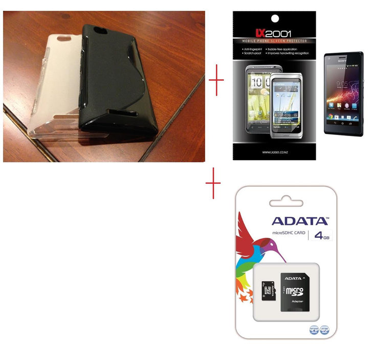 Sony Xperia M Case 4GB MicroSD Card
