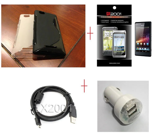 Sony Xperia M Case Dual USB Car Charger PC Cable - LX2001 - Homewares, Outdoor, Phone Accessories, Cases, Speakers, Headphones + More -