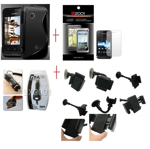 Sony Xperia Tipo Case Car Kit Holder Charger - LX2001 - Homewares, Outdoor, Phone Accessories, Cases, Speakers, Headphones + More -