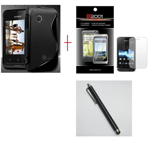 Sony Xperia Tipo ST21i Case + SP + Stylus - LX2001 - Homewares, Outdoor, Phone Accessories, Cases, Speakers, Headphones + More -