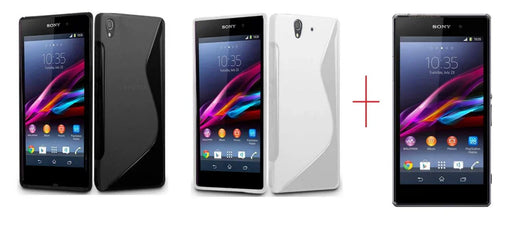 Sony Xperia Z1 Gel Case + Screen Protector - LX2001 - Homewares, Outdoor, Phone Accessories, Cases, Speakers, Headphones + More -