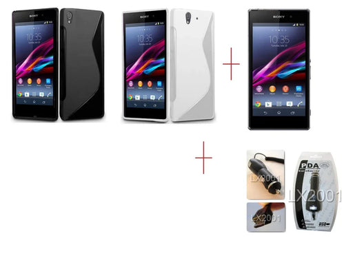 Sony Xperia Z1 Case Car Charger Screen Protector - LX2001 - Homewares, Outdoor, Phone Accessories, Cases, Speakers, Headphones + More -