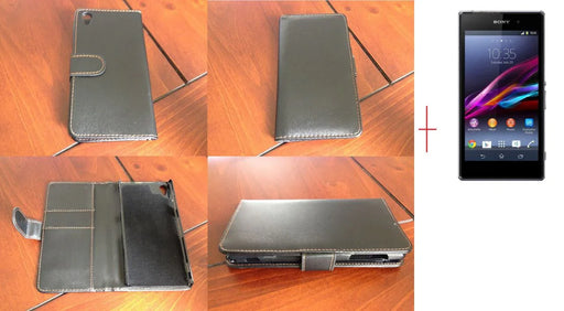 Sony Xperia Z1 Leather Case + Screen Protector - LX2001 - Homewares, Outdoor, Phone Accessories, Cases, Speakers, Headphones + More -