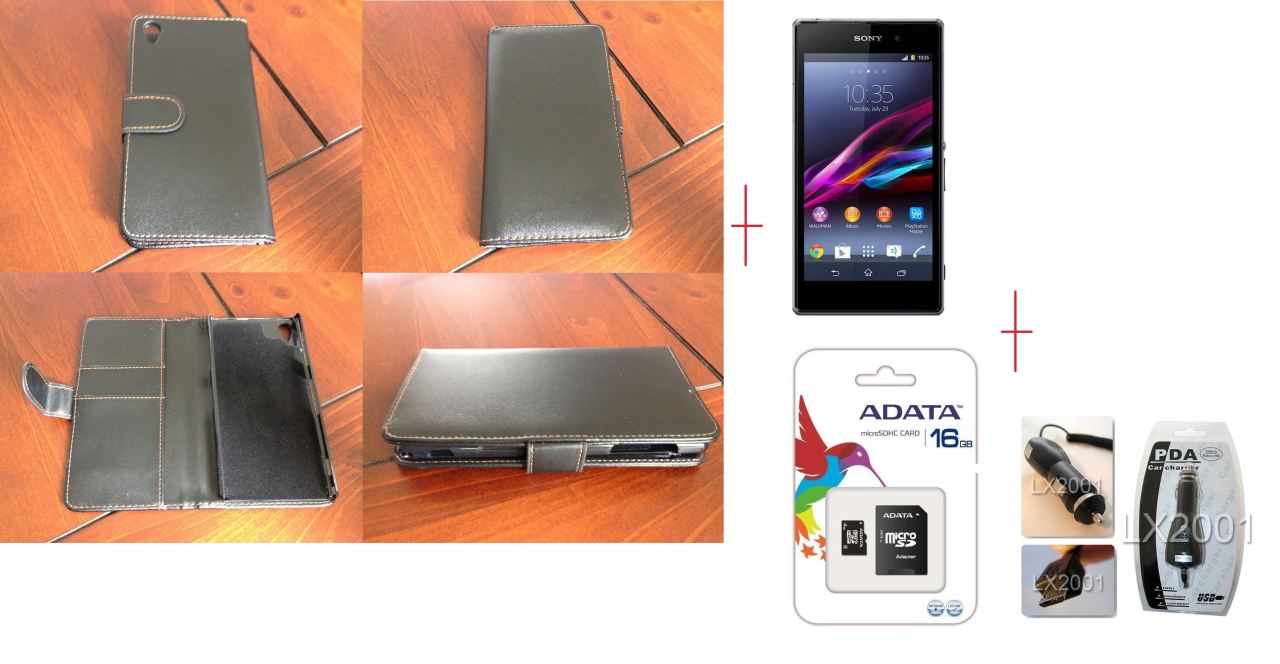 Sony Xperia Z1 Leather 16GB MicroSD Card Charger
