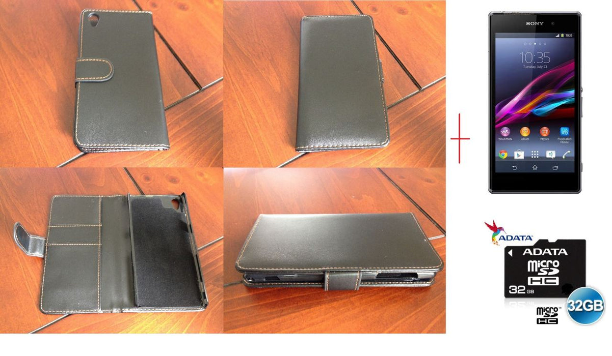 Sony Xperia Z1 Leather Case 32GB MicroSD Card