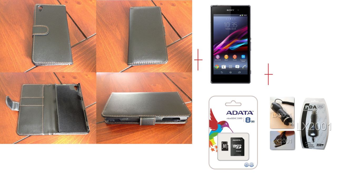 Sony Xperia Z1 Leather 8GB MicroSD Card Charger
