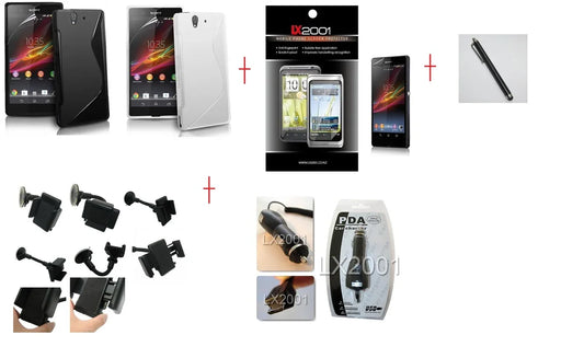 Sony Xperia Z Case Car Kit Holder Charger Stylus - LX2001 - Homewares, Outdoor, Phone Accessories, Cases, Speakers, Headphones + More -