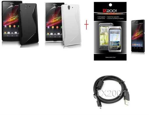 Sony Xperia Z Gel Case + USB PC Cable - LX2001 - Homewares, Outdoor, Phone Accessories, Cases, Speakers, Headphones + More -