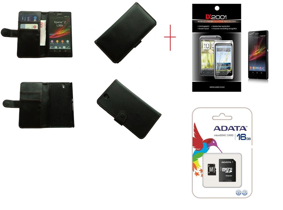 Sony Xperia Z Leather Case 16GB MicroSD Card