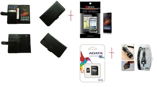 Sony Xperia Z Leather Case 16GB MicroSD Charger - LX2001 - Homewares, Outdoor, Phone Accessories, Cases, Speakers, Headphones + More -