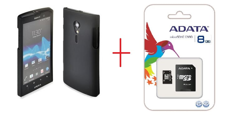 Sony Xperia Ion Hard Case 8GB MicroSD Card