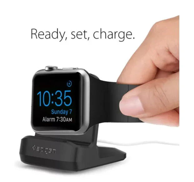 Spigen Apple Watch Night Stand - Black - LX2001 - Homewares, Outdoor, Phone Accessories, Cases, Speakers, Headphones + More -