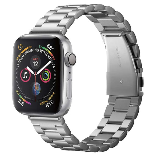 Spigen Apple Watch 42mm / 44mm Premium Stainless Steel Strap - Silver 062MP25404 8809613768831 - LX2001 - Homewares, Outdoor, Phone Accessories, Cases, Speakers, Headphones + More -