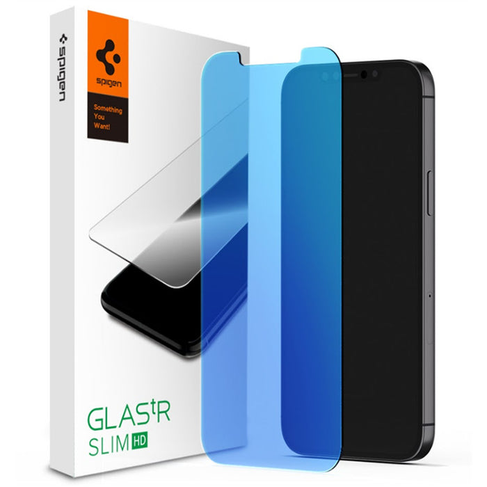 Spigen Apple iPhone 12 Mini 5.4" Premium Anti-Blue Glass Screen Protector AGL01536