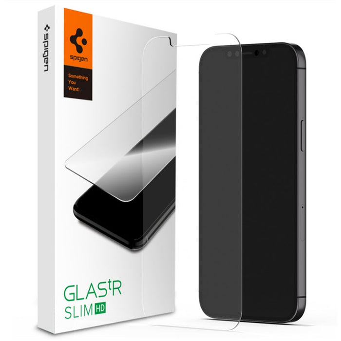 Spigen Apple iPhone 12 Pro Max 6.7" Premium Tempered Glass Screen Protector AGL01467