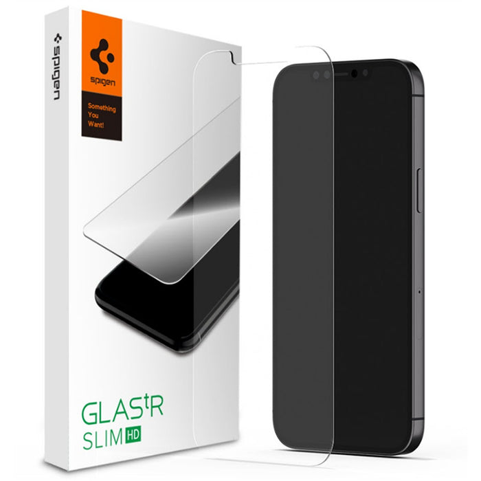 Spigen Apple iPhone 12 / 12 Pro (6.1") Premium Tempered Glass Screen Protector AGL01511