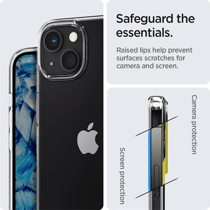 Spigen Apple iPhone 13 6.1" Liquid Crystal Case - Crystal Clear ACS03515 8809811852134 - LX2001 - Homewares, Outdoor, Phone Accessories, Cases, Speakers, Headphones + More -