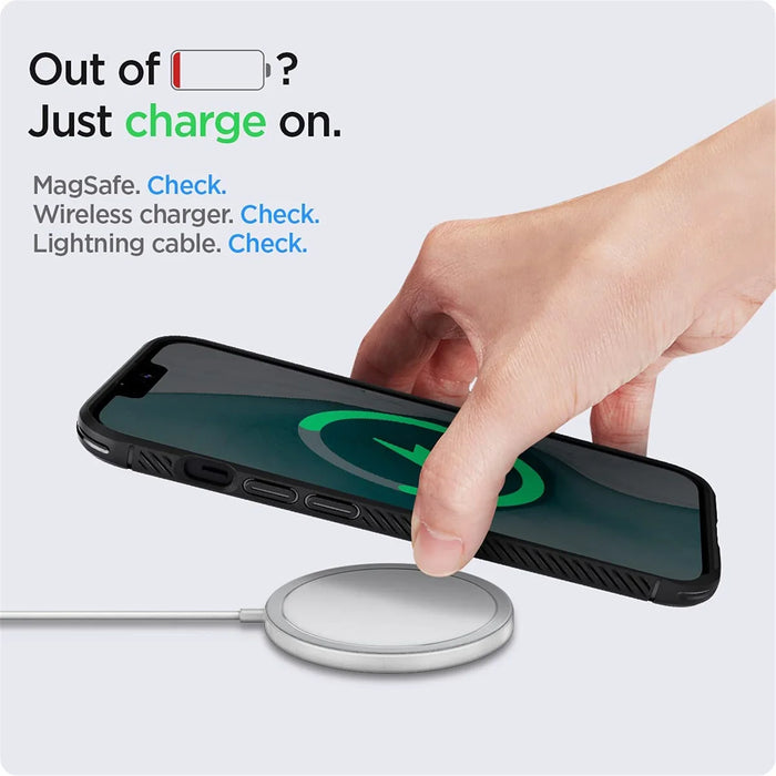 Spigen Apple iPhone 13 6.1" Rugged Armor Case - Black ACS03518 8809811852165 - LX2001 - Homewares, Outdoor, Phone Accessories, Cases, Speakers, Headphones + More -