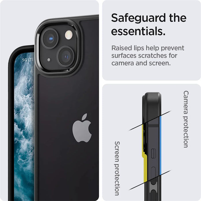 Spigen Apple iPhone 13 6.1" Ultra Hybrid Case - Matte Black ACS03523 8809811852219 - LX2001 - Homewares, Outdoor, Phone Accessories, Cases, Speakers, Headphones + More -