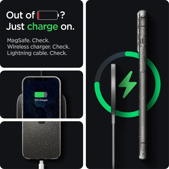 Spigen Apple iPhone 13 Pro 6.1" Liquid Crystal Glitter Case - Crystal Quartz ACS03255 8809811850031 - LX2001 - Homewares, Outdoor, Phone Accessories, Cases, Speakers, Headphones + More -