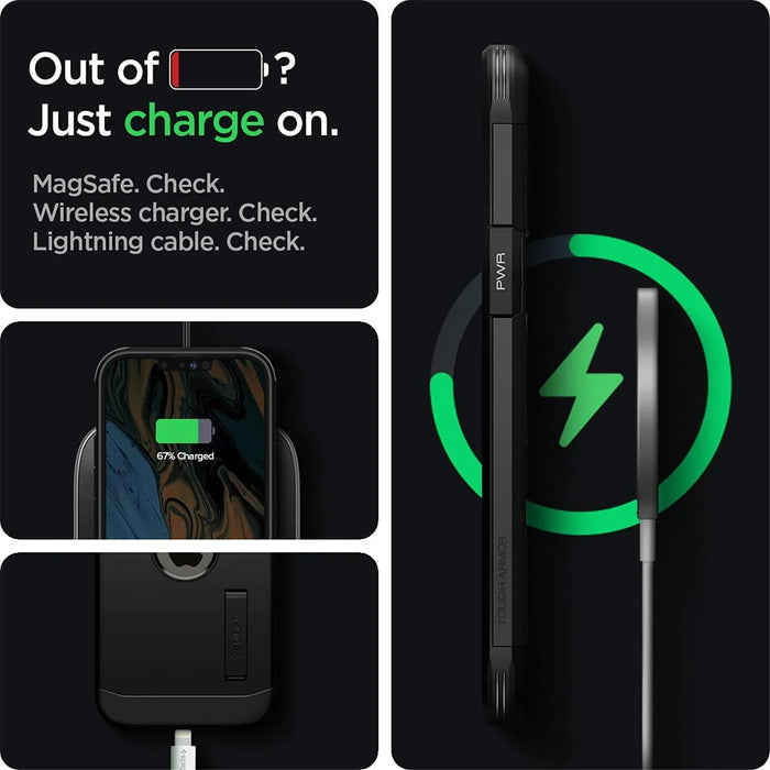 Spigen Apple iPhone 13 Pro 6.1" Tough Armor Case - Black ACS03277 8809811850246 - LX2001 - Homewares, Outdoor, Phone Accessories, Cases, Speakers, Headphones + More -