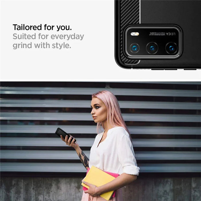 Spigen Huawei P40 6.1" Rugged Armor Case - Black ACS00970 - LX2001 - Homewares, Outdoor, Phone Accessories, Cases, Speakers, Headphones + More -