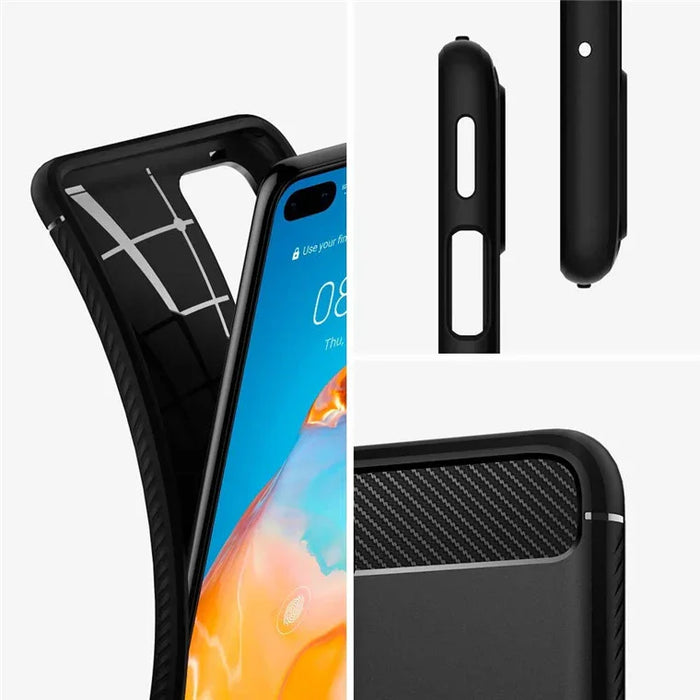 Spigen Huawei P40 6.1" Rugged Armor Case - Black ACS00970 - LX2001 - Homewares, Outdoor, Phone Accessories, Cases, Speakers, Headphones + More -