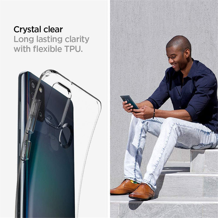 Spigen Samsung Galaxy A21Ss 6.5" (2020) Liquid Crystal Case - Crystal Clear ACS00975