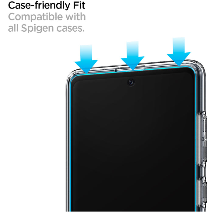 Spigen Samsung Galaxy M51 Premium Curved Tempered Glass Screen Protector AGL01049